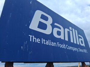 Enseigne Barilla avant dépose
