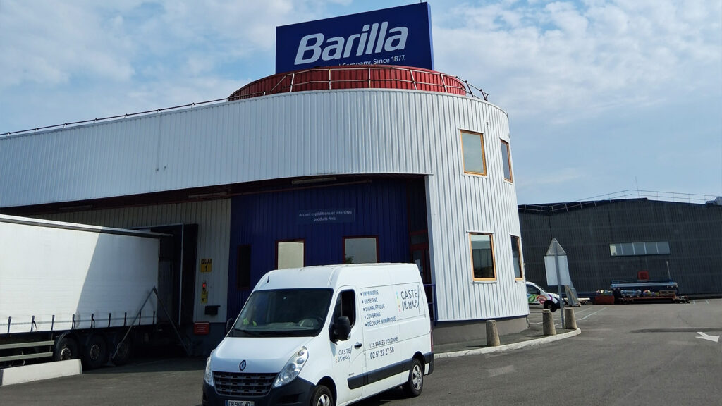 Remplacement de l&rsquo;enseigne Barilla