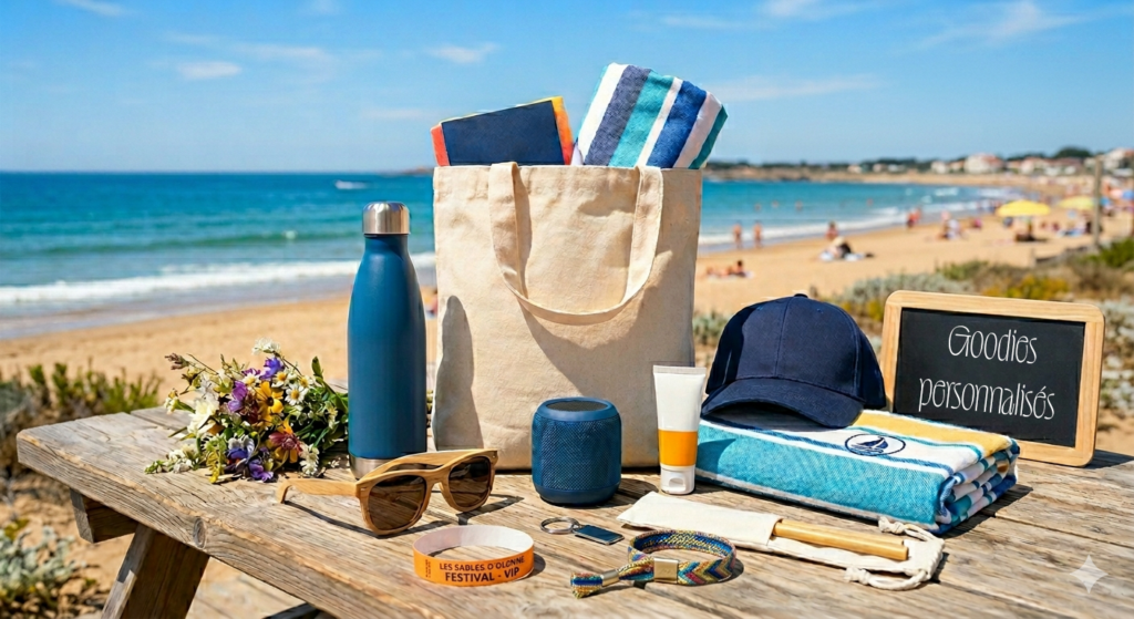 Goodies personnalisés – Préparez votre saison efficacement aux Sables d&rsquo;Olonne
