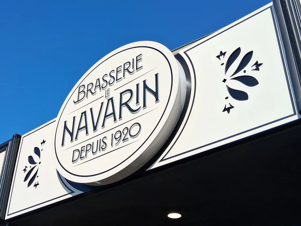 Nouvelle Enseigne Brasserie Les Sables d’Olonne